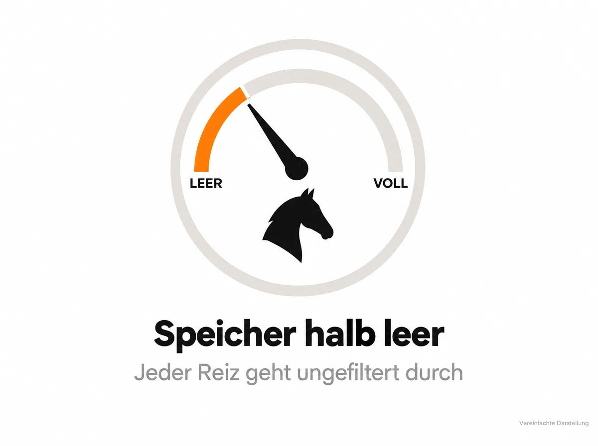 Tankanzeige: Magnesiumspeicher halb leer – jeder Reiz geht ungefiltert durch